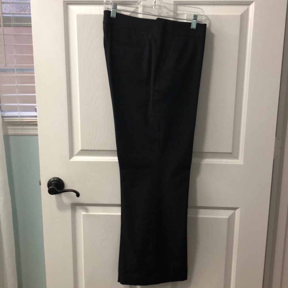 Calvin Klein black classic flat front trousers 12